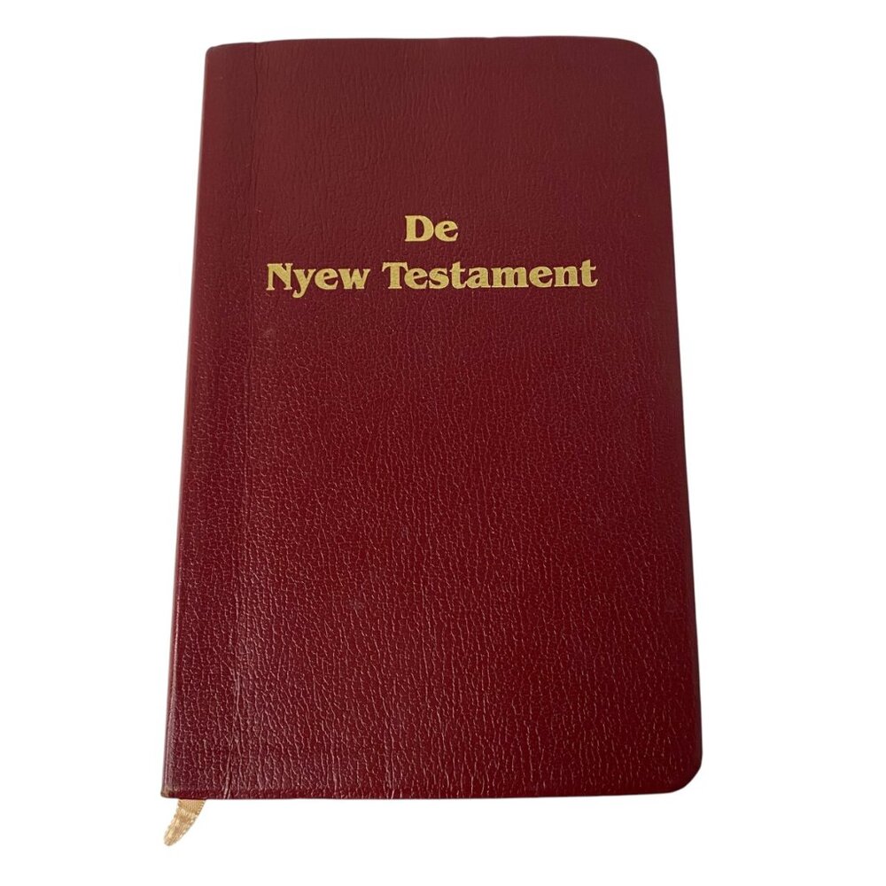 "De Nyew Testament" Gullah Bible‎ By American Bible Society Red Leatherette 2005